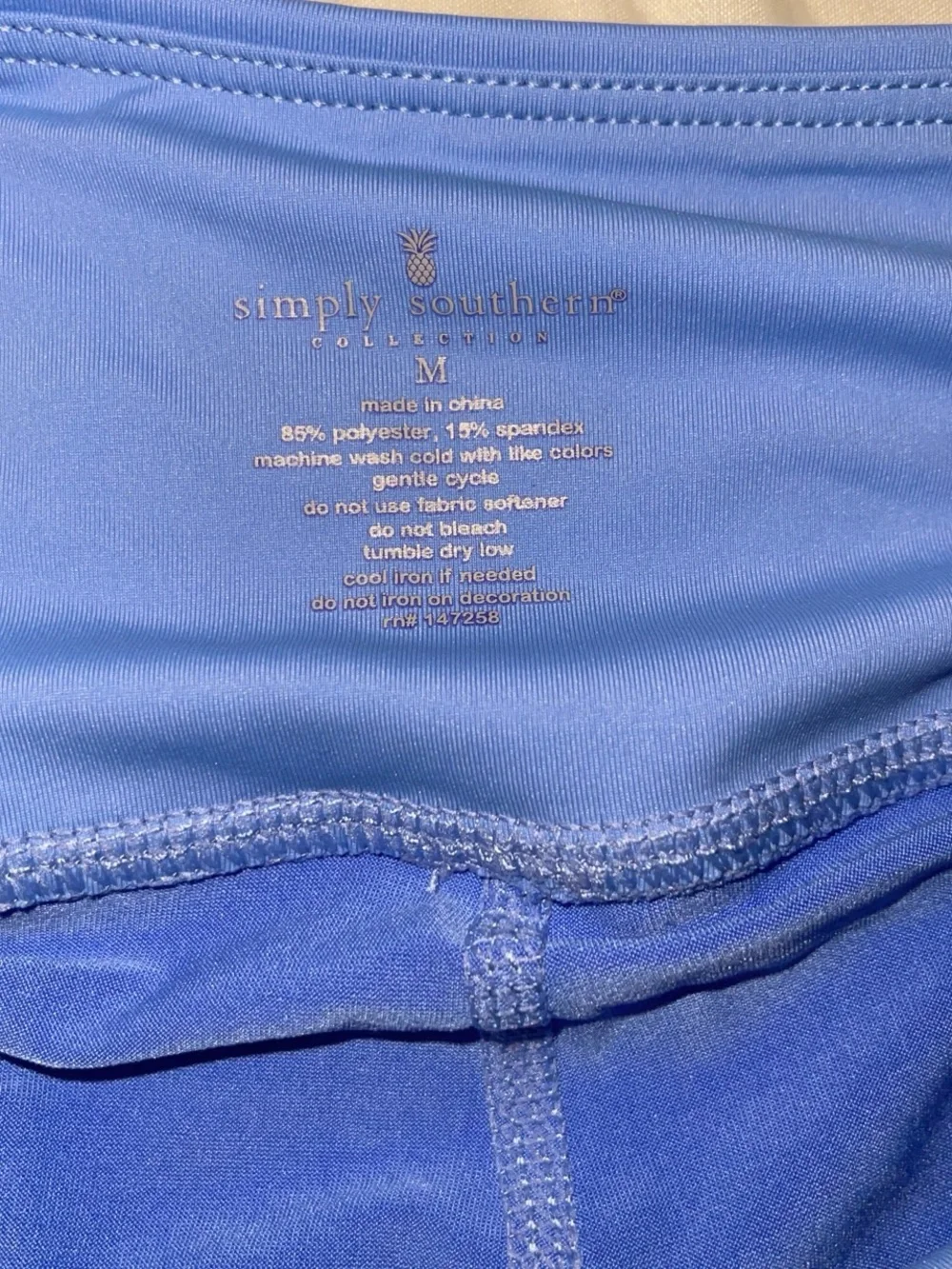 Simply Southern Periwinkle Blue Pleated Skater Skirt*GOLD HINGE LOOK ALIKE* - Picture 2 of 4
